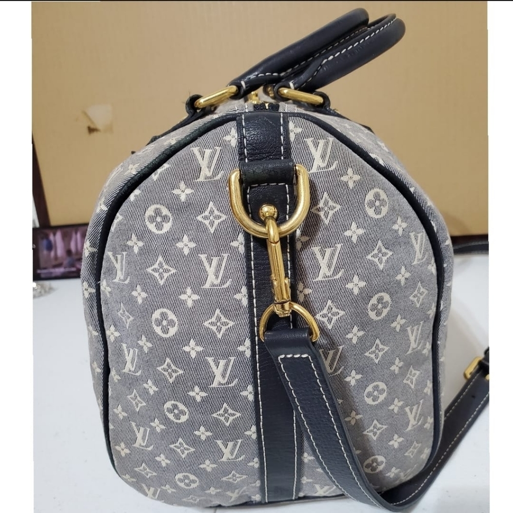 Louis Vuitton Speedy Bandouliere Bag Mini Lin 30 - Picture 8 of 12